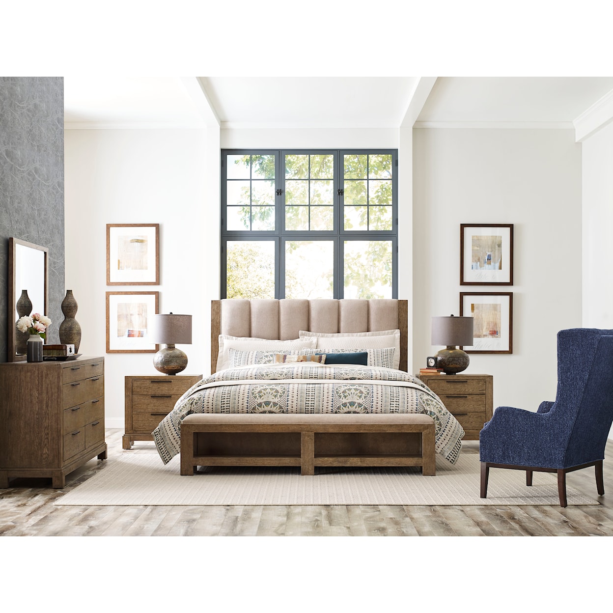 American Drew Skyline California King Bedroom Group