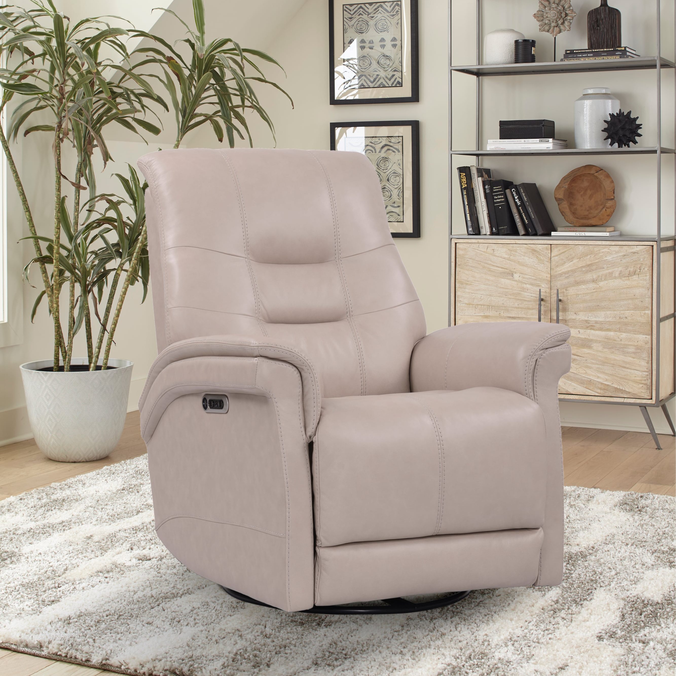 Parker Living Carnegie Cordless Power Swivel Glider Recliner