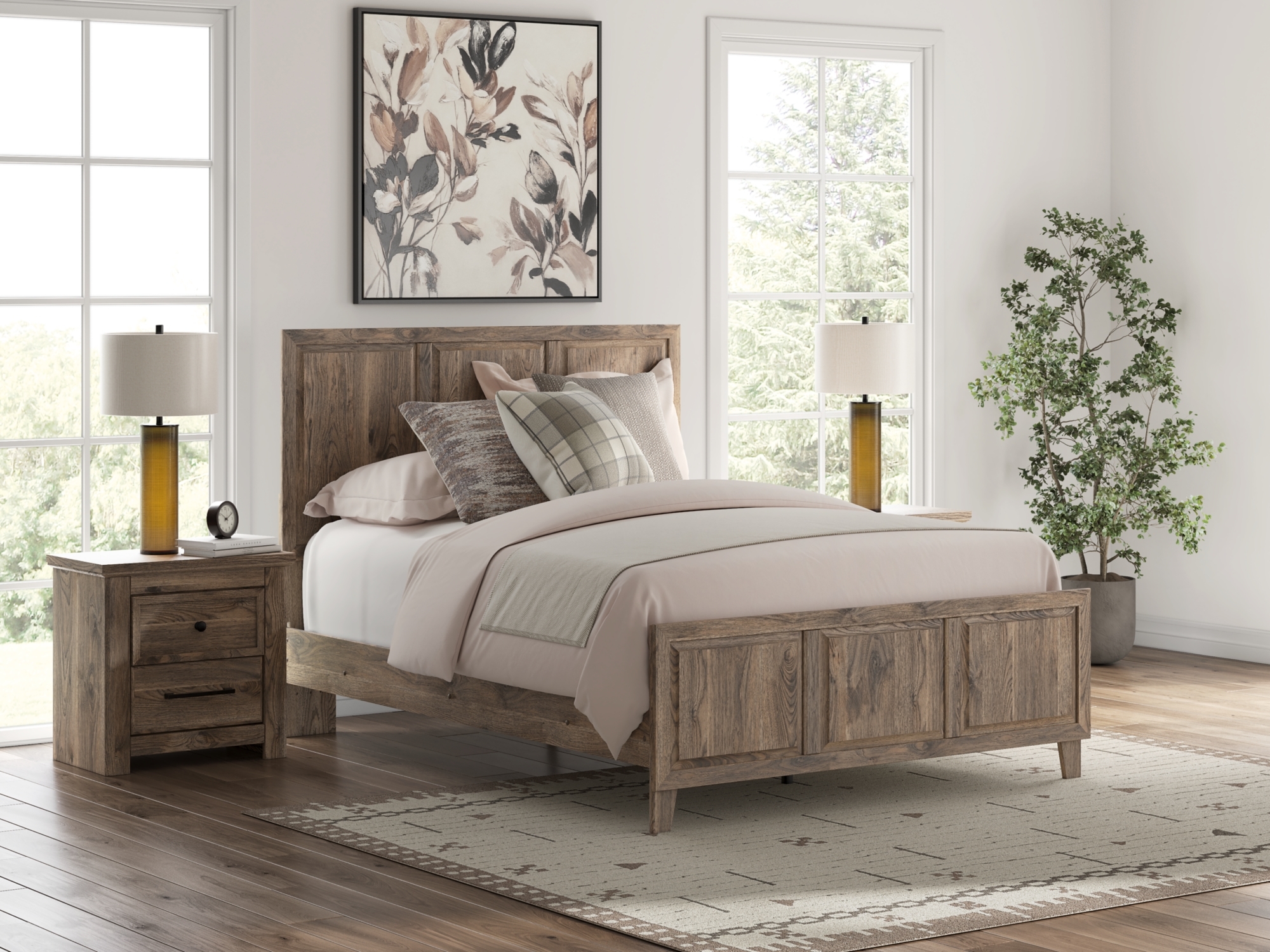 Signature Design by Ashley Rusticott Queen Bedroom Set