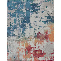 8'10" x 11'10" Multicolor Rectangle Rug