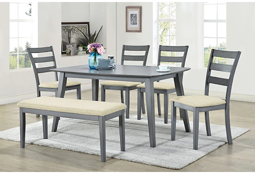 Galveston Gray Dining Set by Progressive Furniture at Wayside Furniture & Mattress