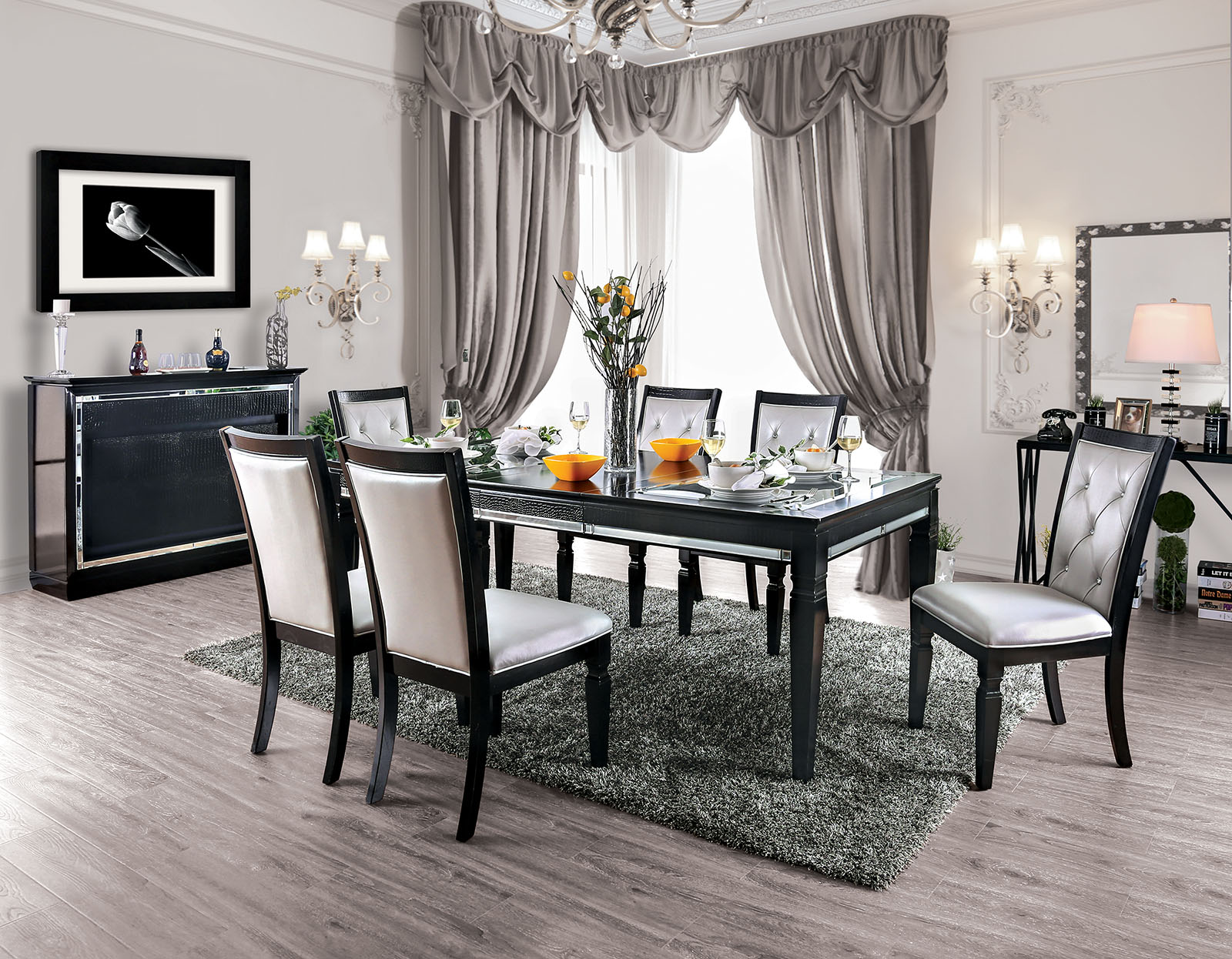 alena extendable dining table