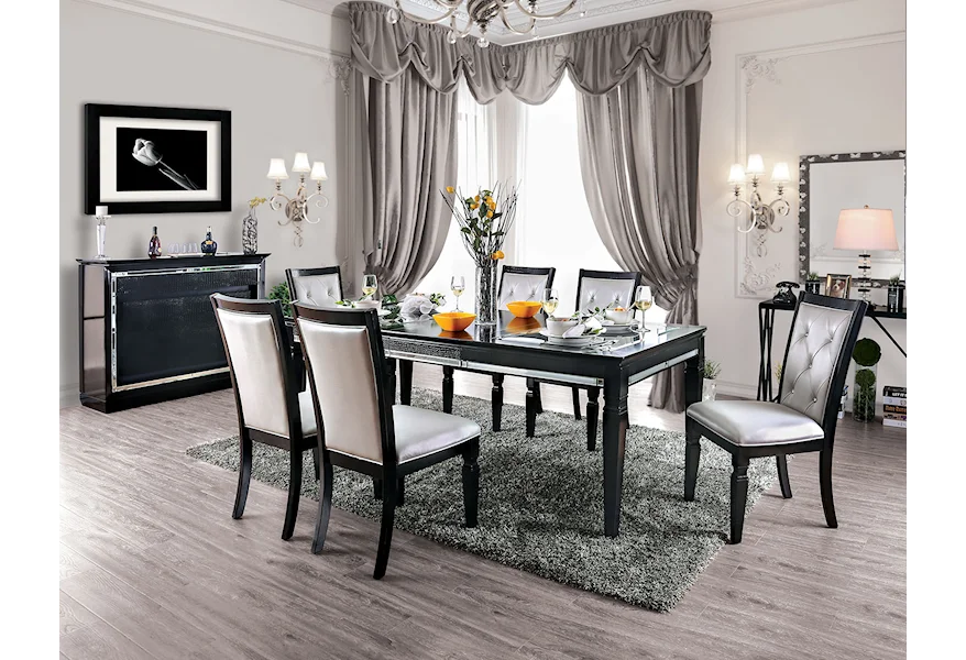 Alena 9-Piece Dining Set by Furniture of America - FOA at Del Sol Furniture