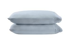 Queen Tempur-Pedic Breeze Pillowcase Set - Sleepy Blue Linens