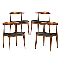 Dining Chairs Wood Set of 4