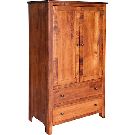Customizable Shaker Solid Wood Armoire