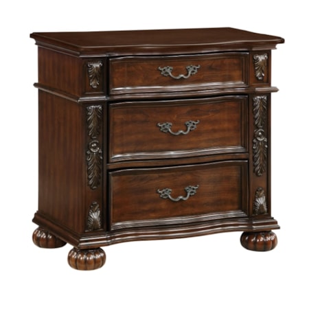 3-Drawer Nightstand