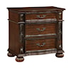 Homelegance Furniture Adelina 3-Drawer Nightstand