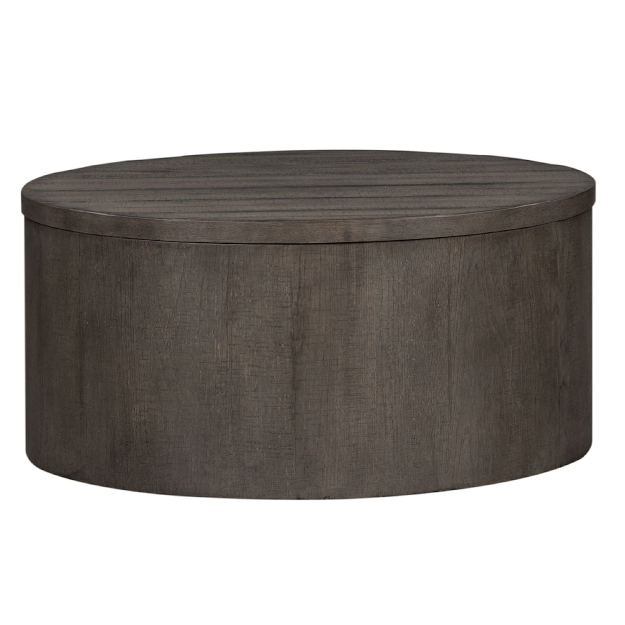 Libby Modern Farmhouse Drum Cocktail Table