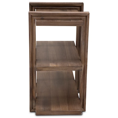 2-Shelf Chairside Table