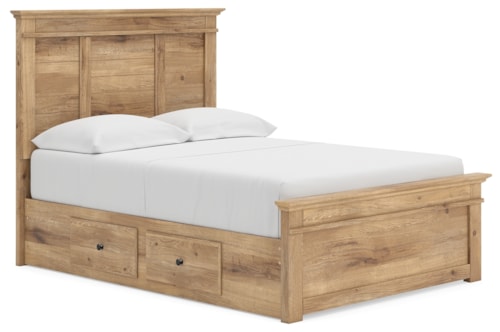 Full Panel Storage Bed