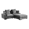 Moe's Home Collection Tumble Tumble Nook Modular Sectional Charcoal