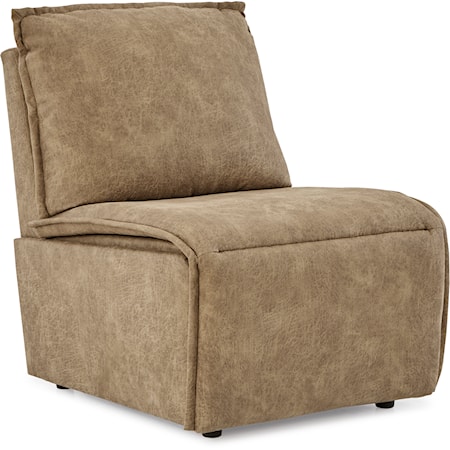 Contemporary Slipper Chair with Welt