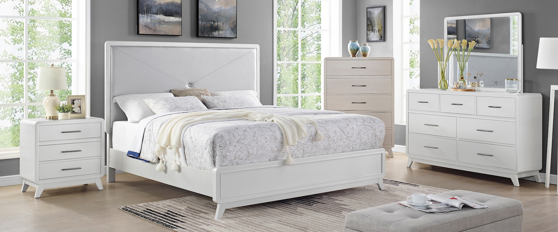 Contemporary 3-Piece Queen Bedroom Set