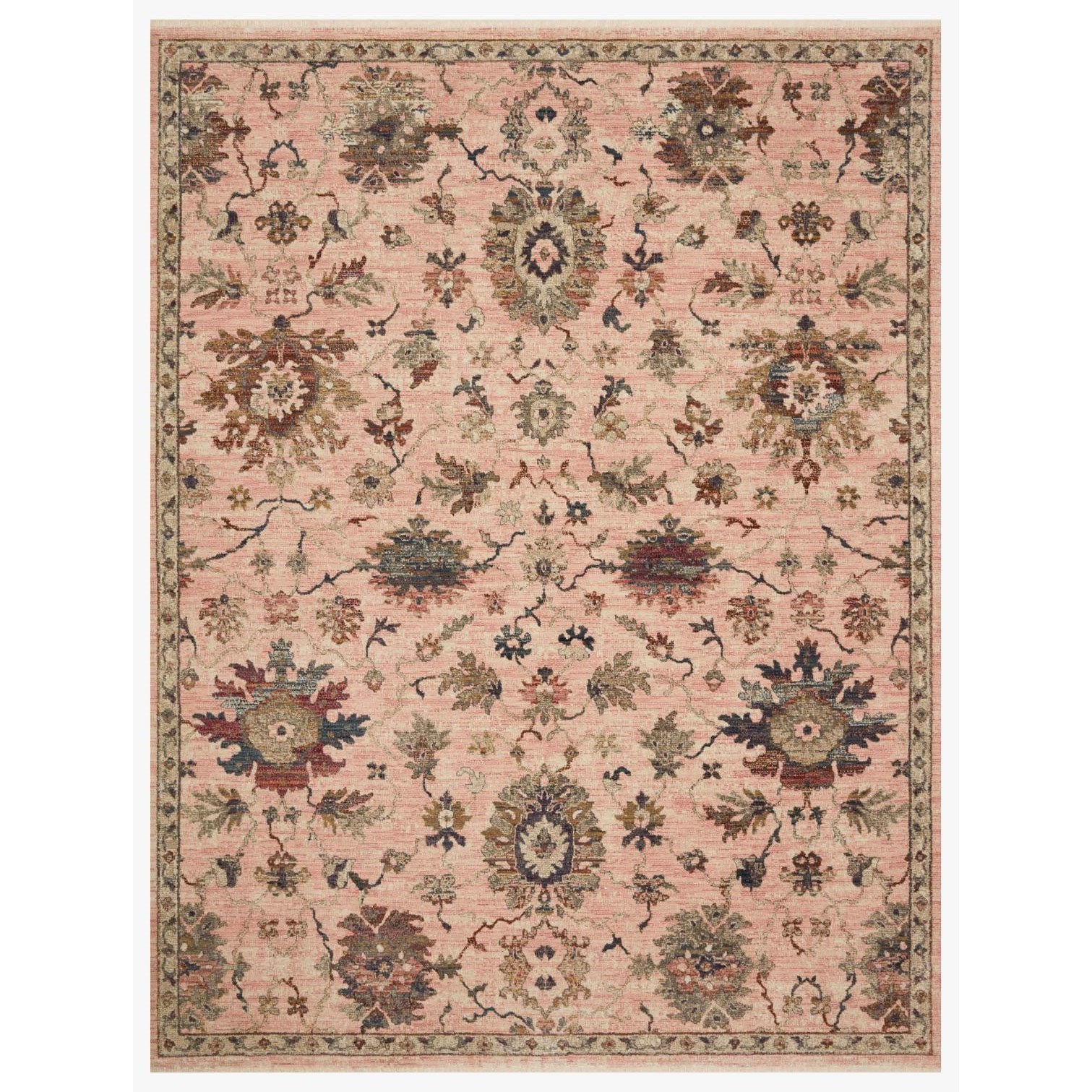 Loloi Rugs Giada 9'0" x 12'0" Blush / Multi Rug
