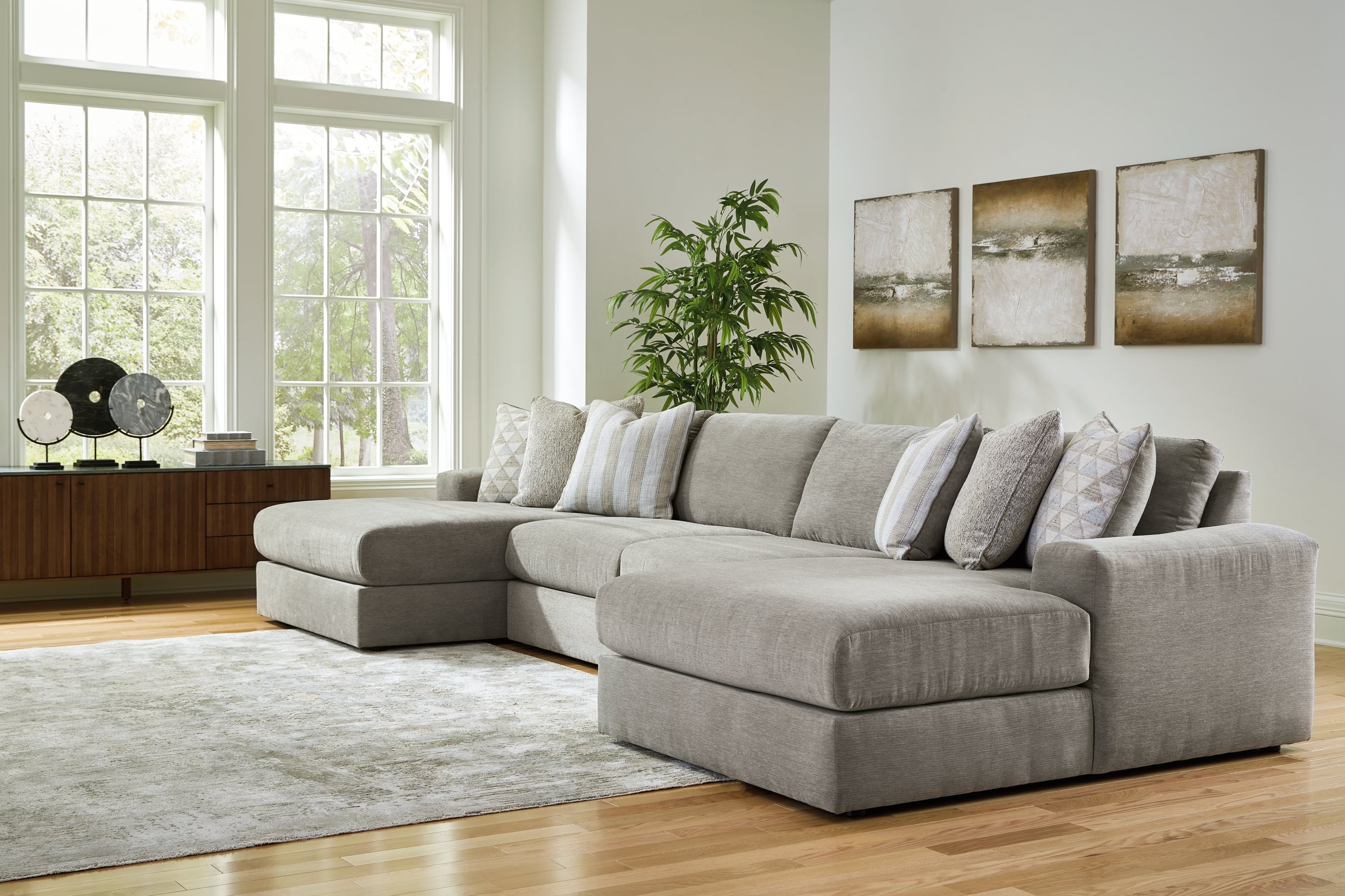 4-Piece Double Chaise Sectional