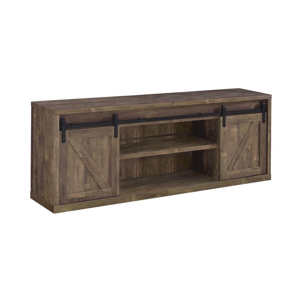 Brockton 3-shelf Sliding Doors TV Console