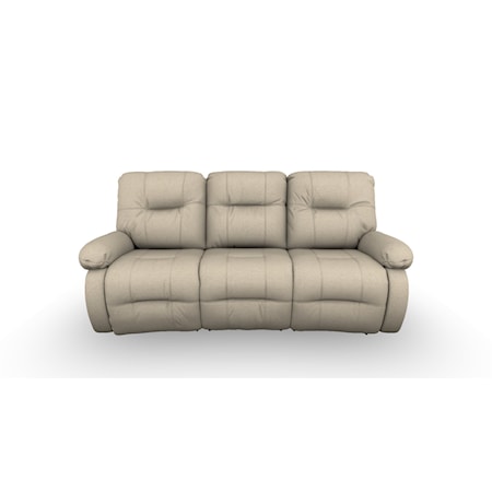 Power Reclining Sofa w/ Pwr Headrest