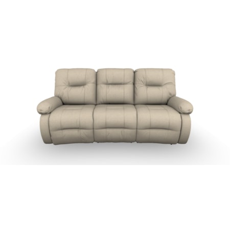 Power Reclining Sofa w/ Pwr Headrest