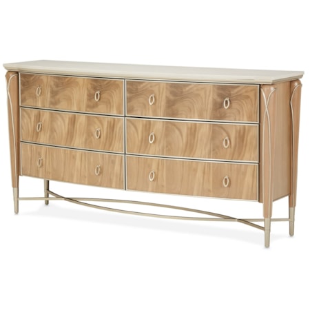 Villa Cherie Dresser - Caramel