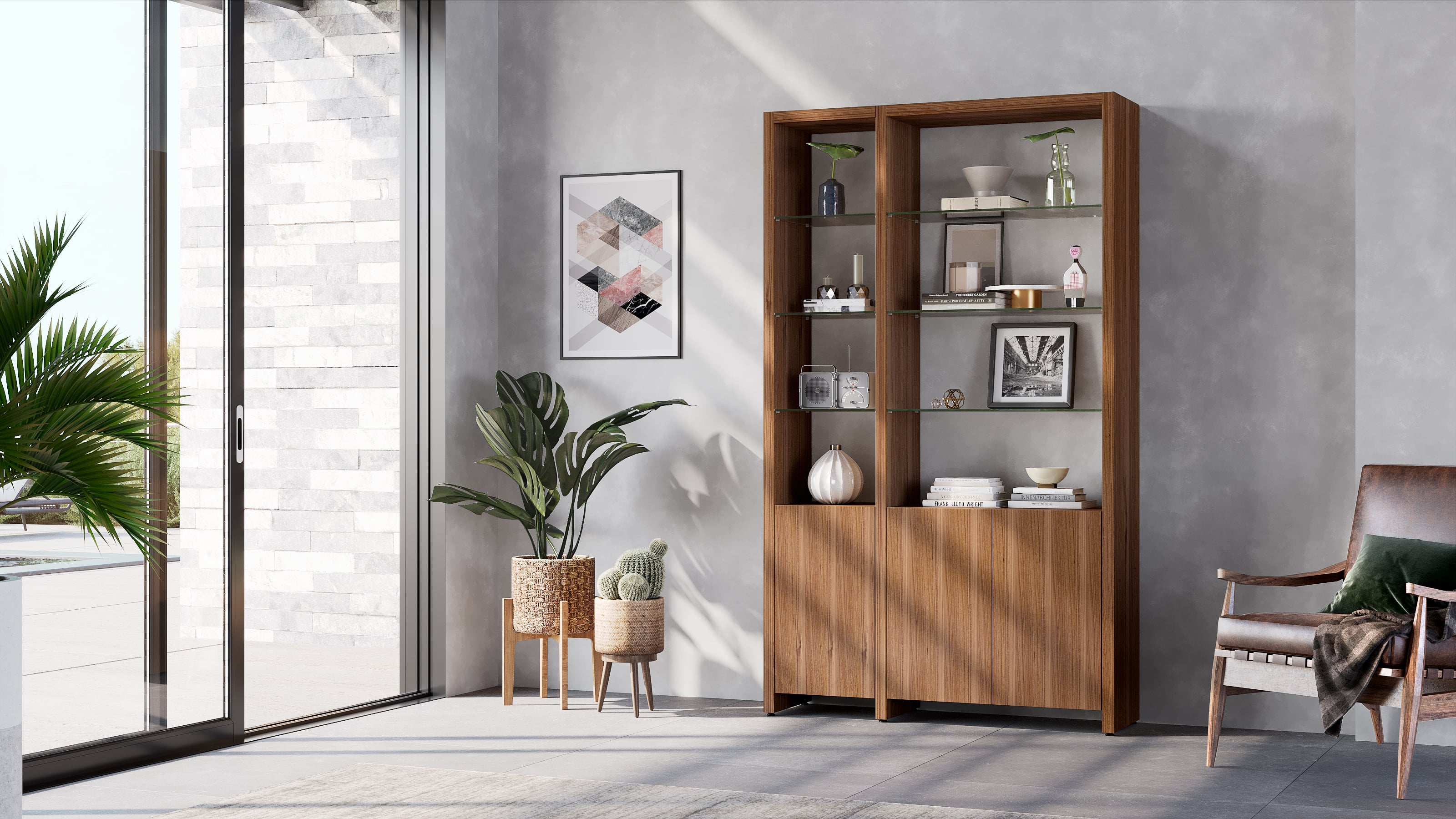 BDI Linea 2-Shelf System