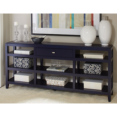 Customizable Open Console Cabinet