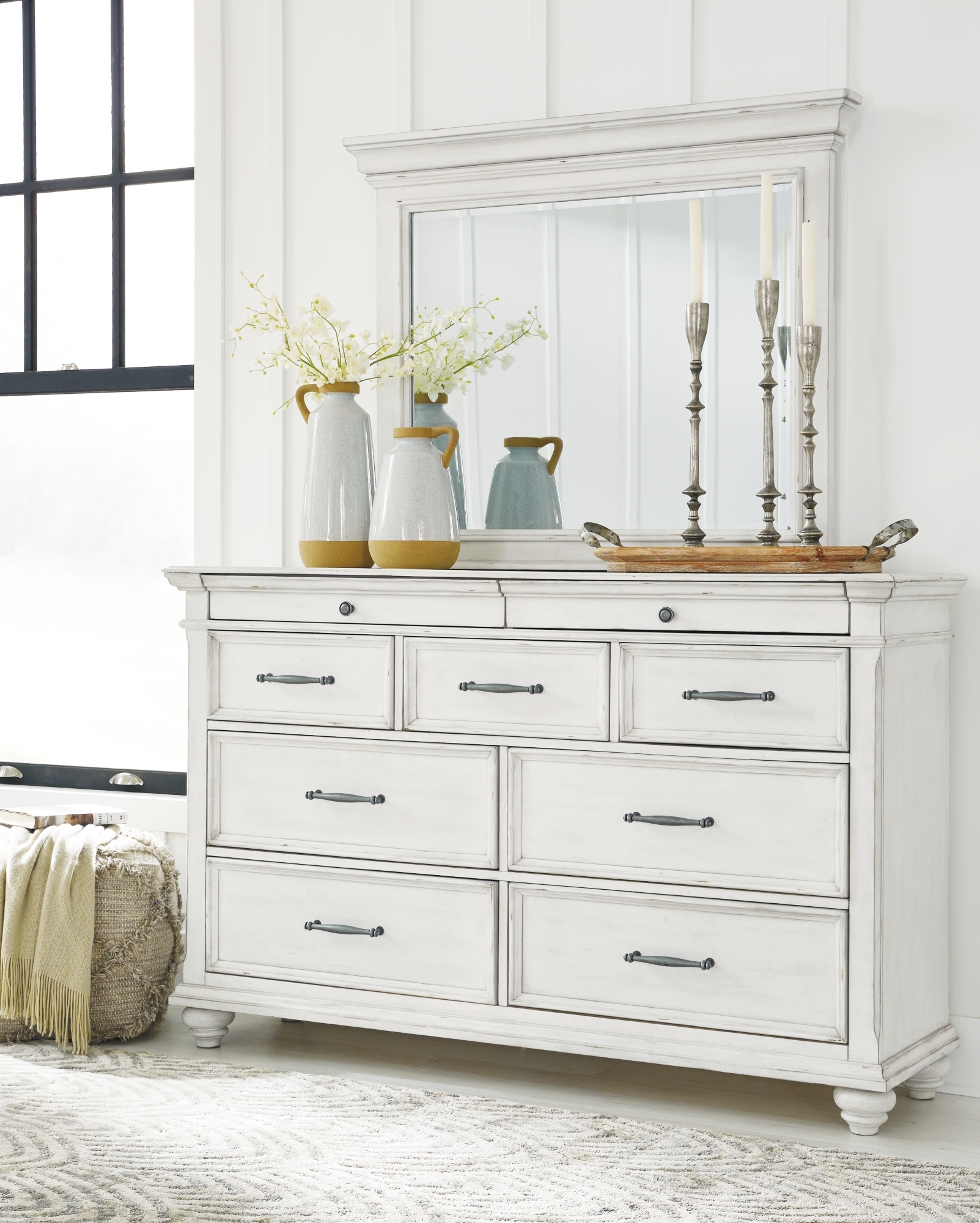 Dresser And Mirror