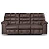 Signature Design by Ashley Furniture Derwin Reclining Sofa with Drop Down Table