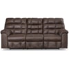 Ashley Signature Design Derwin Reclining Sofa with Drop Down Table