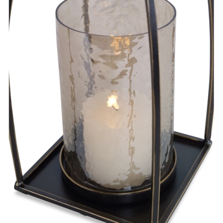 Riad Bronze Lantern Candleholder