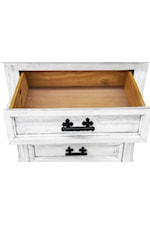 Cottage Creek Furniture Dallas Rustic 3-Drawer Nightstand