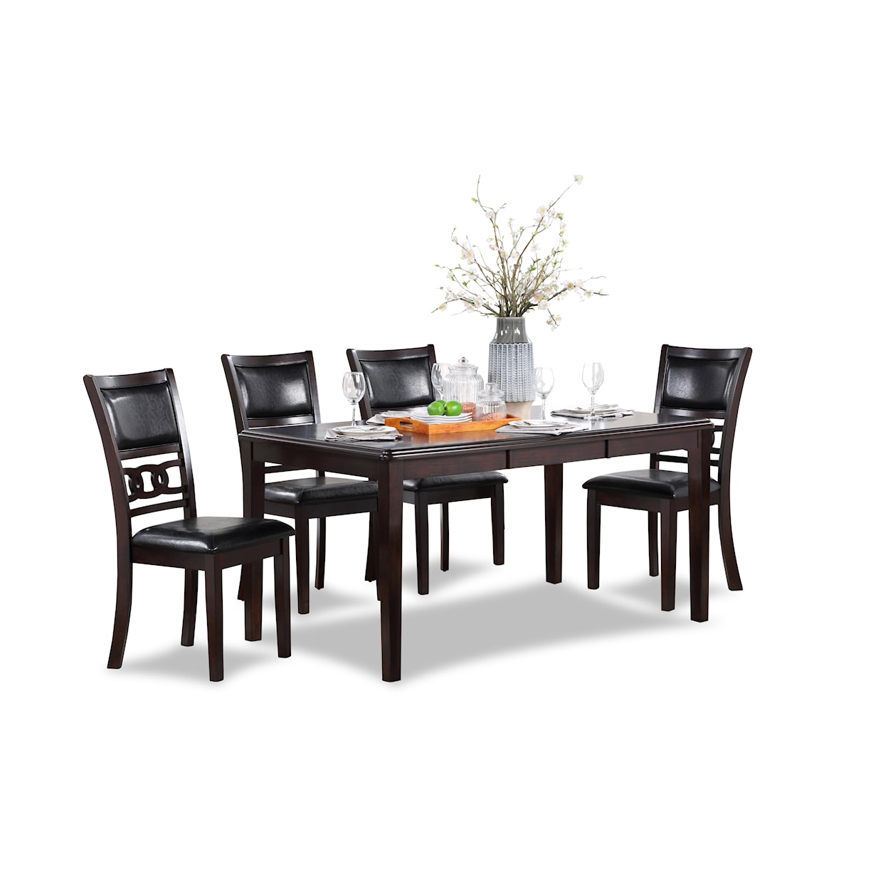 New Classic Furniture Gia 5-Piece Dining Set