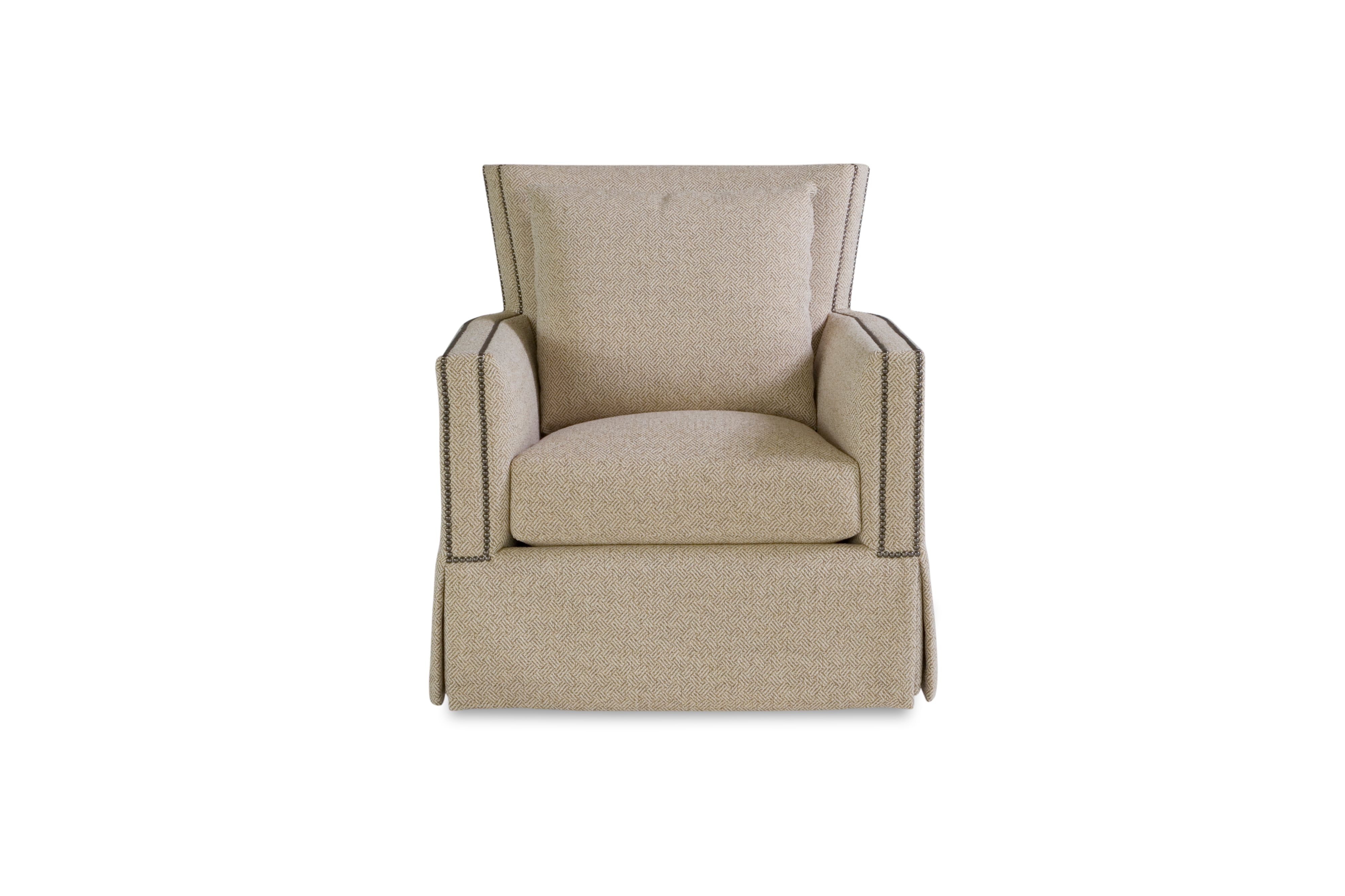 Skirted Swivel Chair