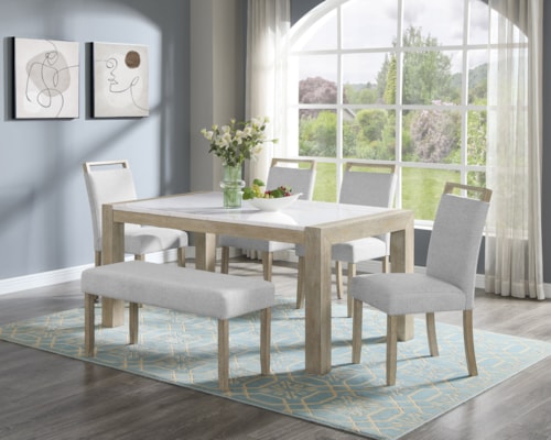 6-Piece Contemporary Dining Set
