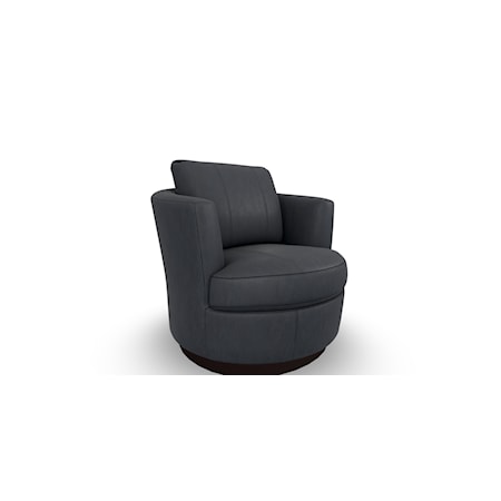 Swivel Barrel Chair