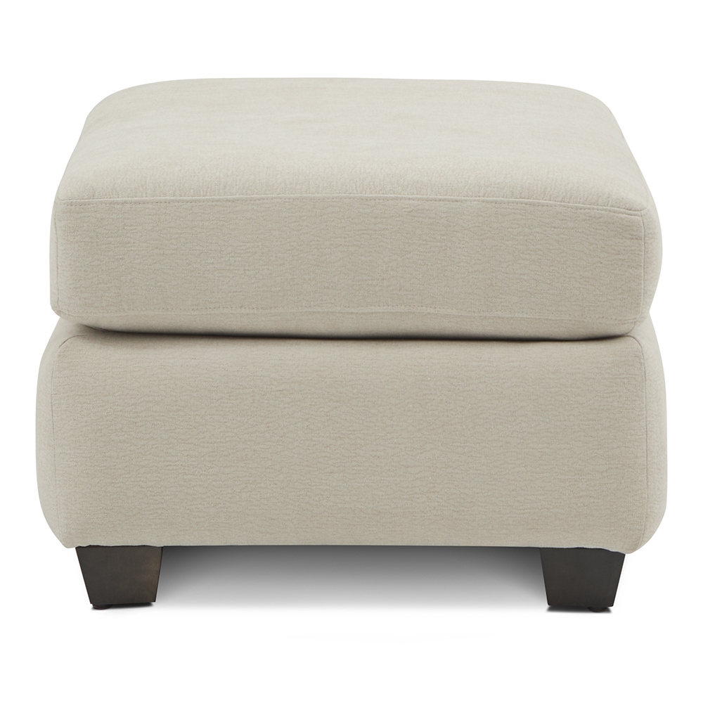 Rect. Accent Ottoman w/Tapered Block Feet