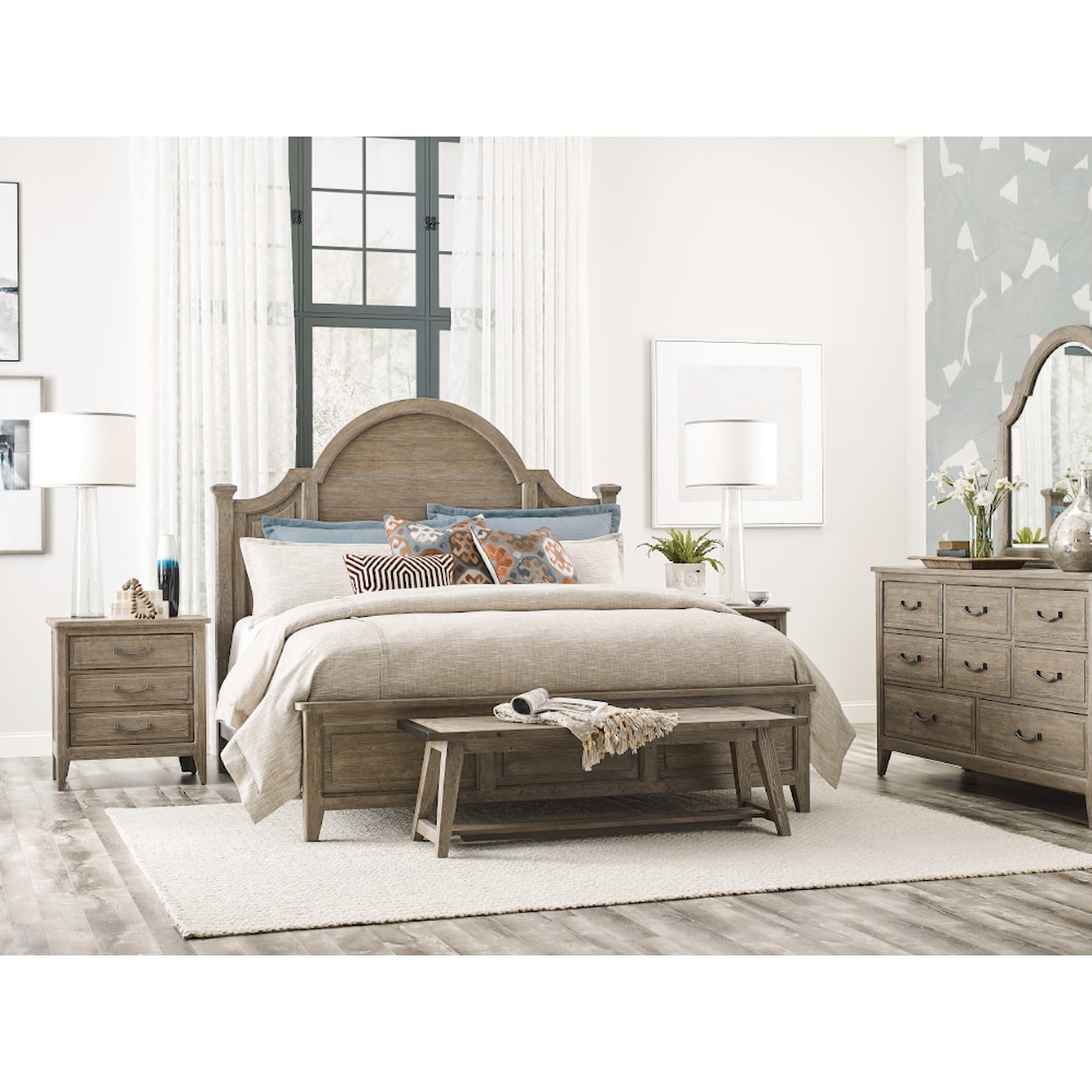 Kincaid Furniture Urban Cottage Allegheny Queen Panel Headboard