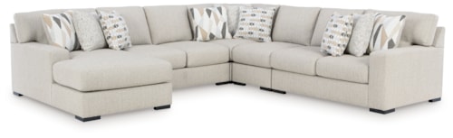 5-Piece Sectional With Chaise