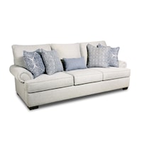 Casual Sofa with Lose Back Pillows