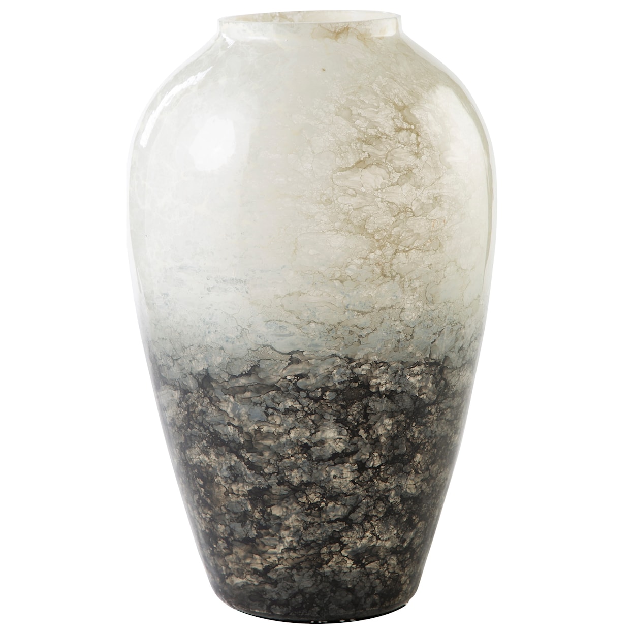 Ashley Furniture Signature Design Accents Mirielle White/Gray Vase