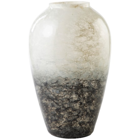 Mirielle White/Gray Vase