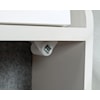 Sauder Anda Norr Anda Norr Wall Mount Desk Bl Ac/wh 3a