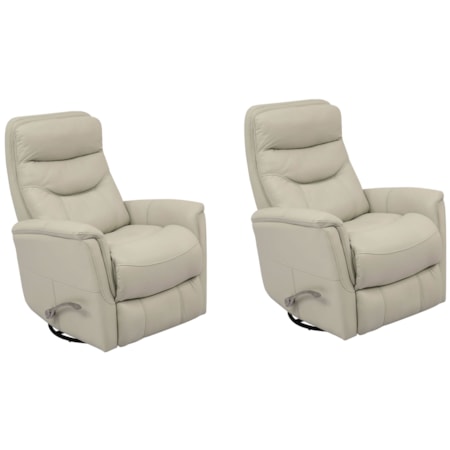 Manual Swivel Glider Recliner (Set of 2)