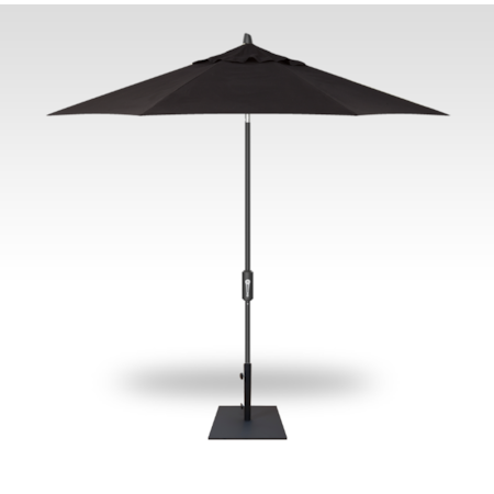 Flex 9&apos; Crank-Lift Market Umbrella