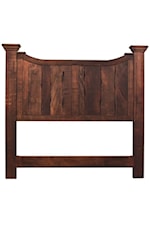 International Furniture Direct Madeira Rustic Queen Panel Bed