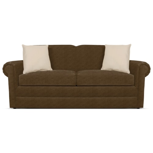 Casual Full Sleeper Loveseat with Innerspring Mattress