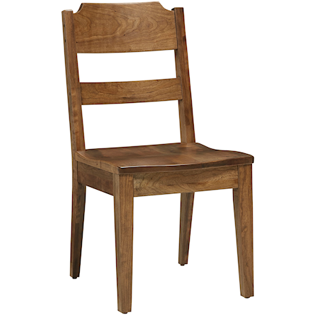 Rustic Ladderback Side Chair