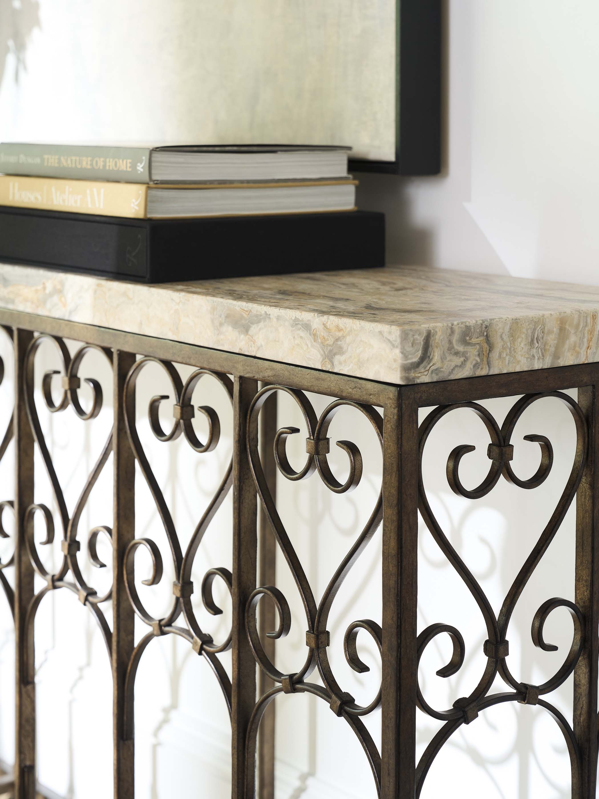 Barclay Butera Montecito Fletcher Metal Console Table