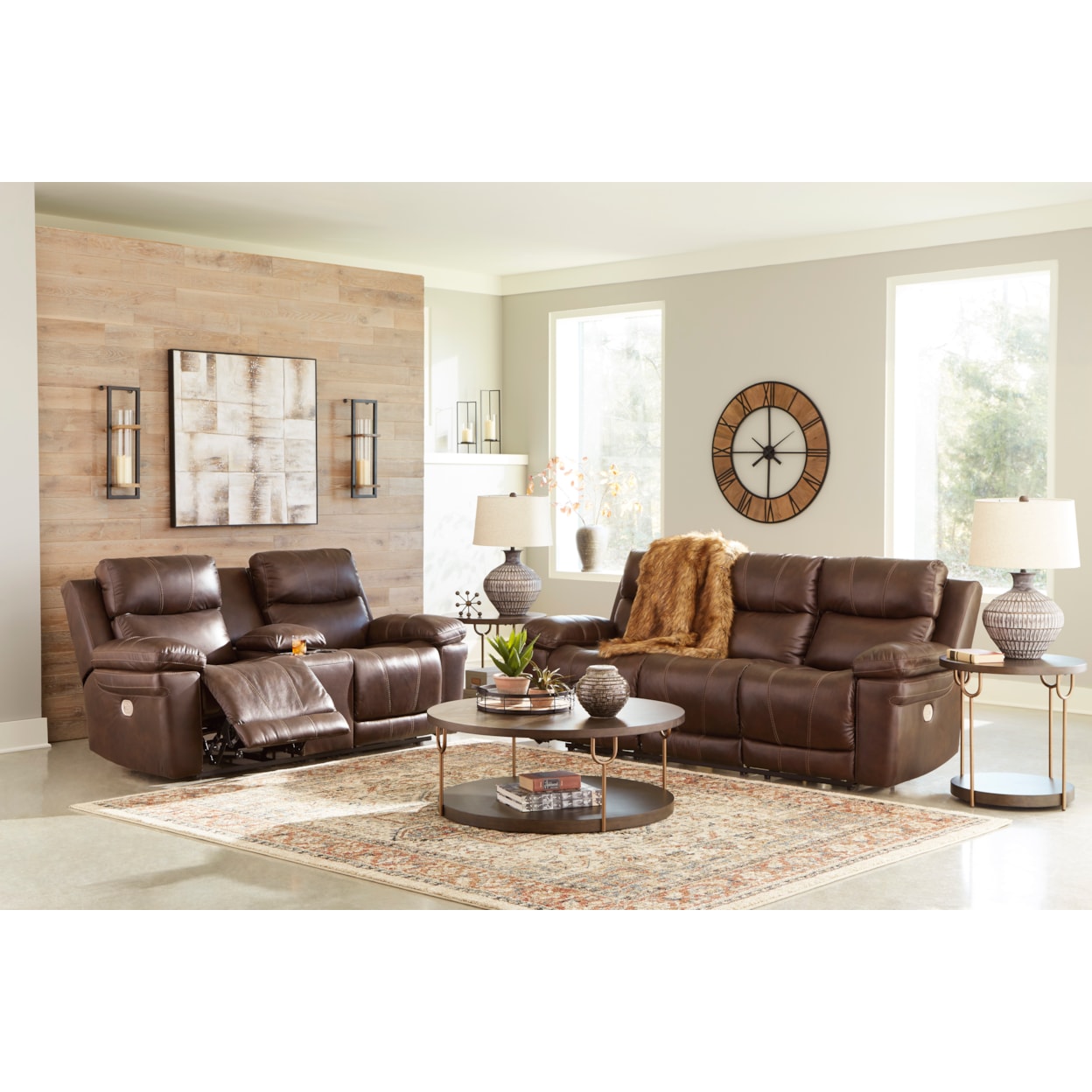 Signature Design by Ashley Edmar Power Reclining Sofa