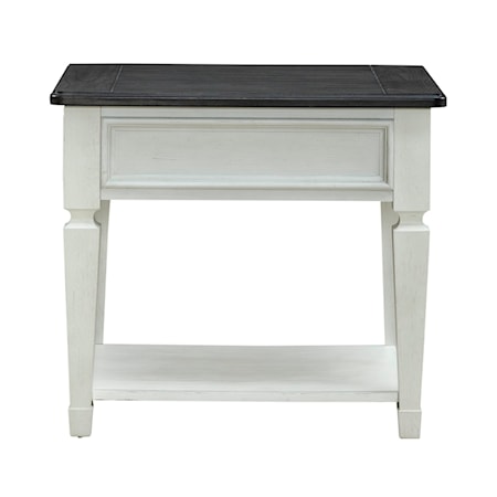 Drawer End Table